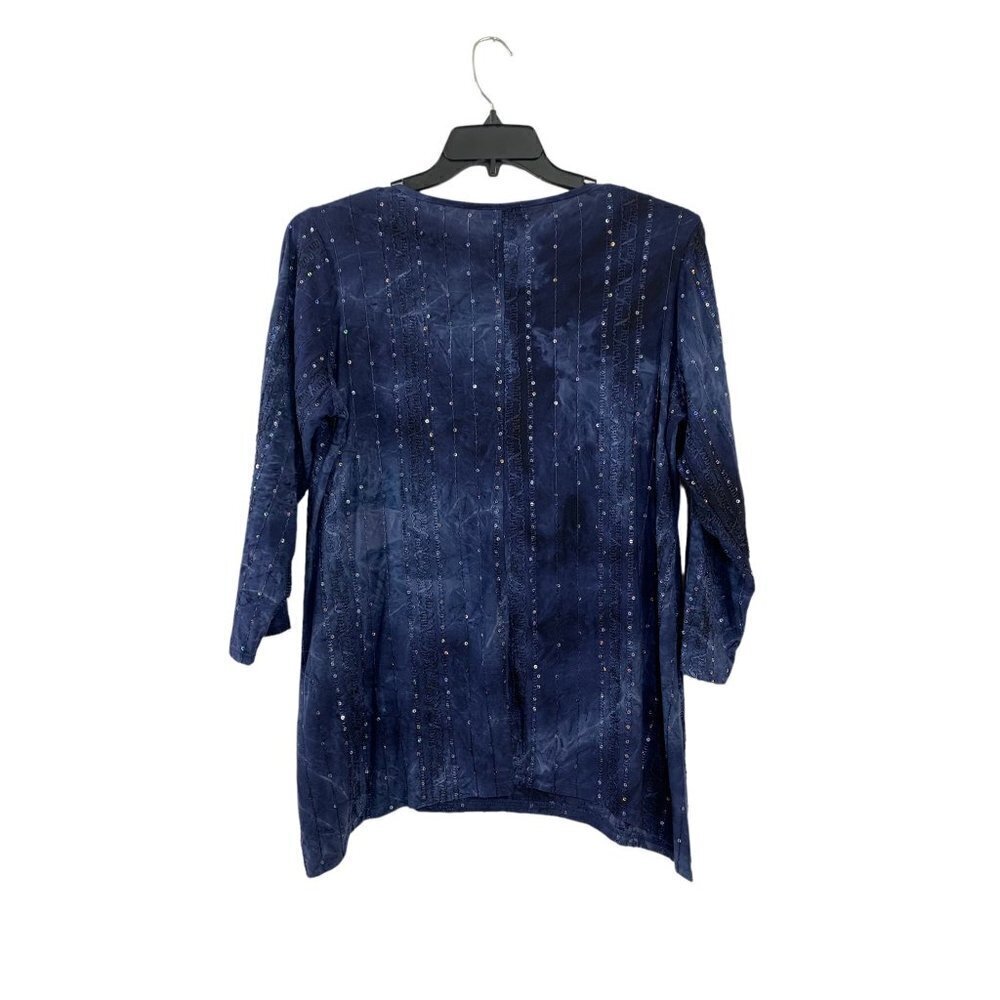 Dressbarn Women's Blue Blouse